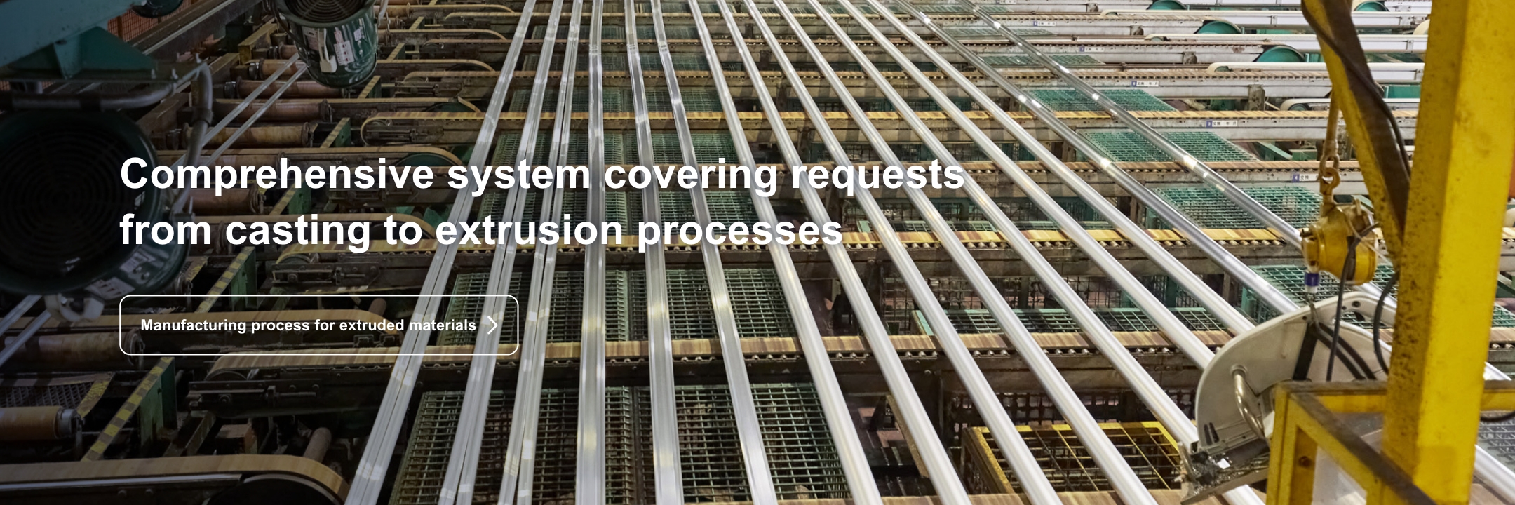 Comprehensive system covering requests from casting to extrusion processes